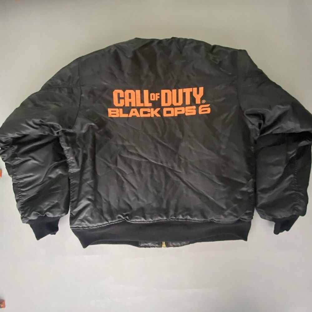 Rothco Call of Duty Black Ops 6 Promo MA-1 Reversible Bomber Jacket Mens L - Picture 9 of 16